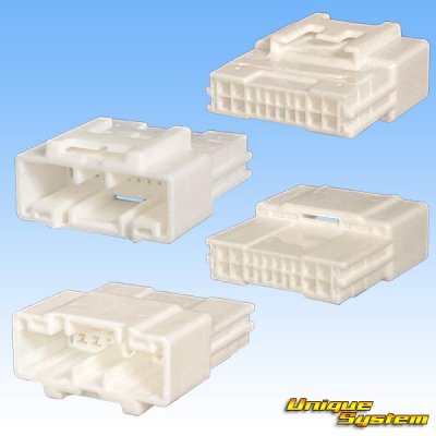 Photo2: [Sumitomo Wiring Systems] 025 + 060-type TS hybrid non-waterproof 18-pole coupler & terminal set