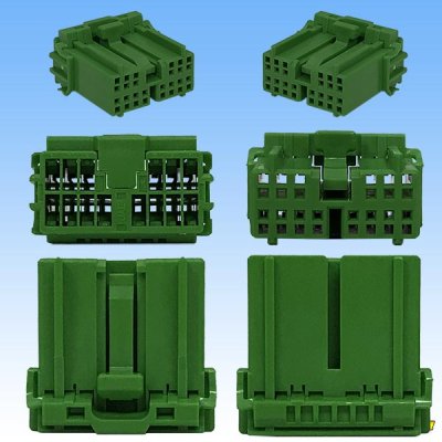 Photo3: [JAE Japan Aviation Electronics] 025-type IL-AG5 non-waterproof 14-pole female-coupler