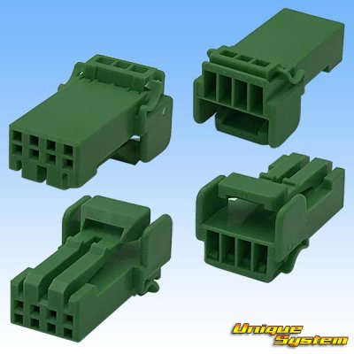 Photo2: [JAE Japan Aviation Electronics] 025-type IL-AG5 non-waterproof 4-pole female-coupler & terminal set