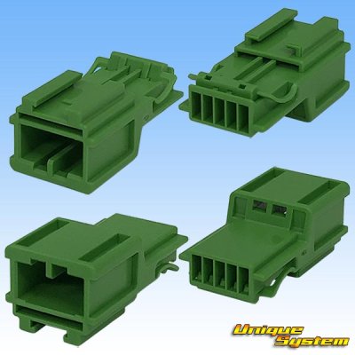 Photo2: [JAE Japan Aviation Electronics] 025-type IL-AG5 non-waterproof 5-pole male-coupler