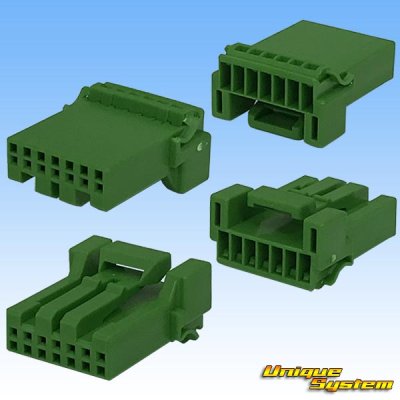 Photo2: [JAE Japan Aviation Electronics] 025-type IL-AG5 non-waterproof 7-pole female-coupler & terminal set