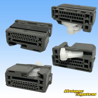 Photo2: [JAE Japan Aviation Electronics] 025 + 090-type MX34 hybrid non-waterproof 24-pole female-coupler & terminal set