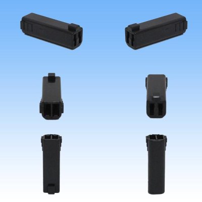 Photo2: [Mitsubishi Cable] (current [Furukawa Electric]) 040-type UC non-waterproof 2-pole female-coupler (black)