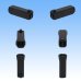 Photo2: [Mitsubishi Cable] (current [Furukawa Electric]) 040-type UC non-waterproof 2-pole female-coupler & terminal set (black) (2)