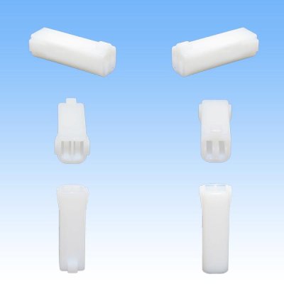 Photo2: [Mitsubishi Cable] (current [Furukawa Electric]) 040-type UC non-waterproof 2-pole female-coupler (white)