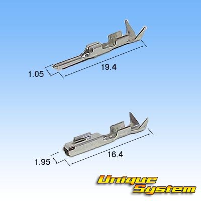 Photo4: [Mitsubishi Cable] (current [Furukawa Electric]) 040-type UC non-waterproof 2-pole coupler & terminal set (black)