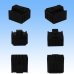 Photo2: [Sumitomo Wiring Systems] 090-type HM non-waterproof 10-pole female-coupler & terminal set (black) (2)