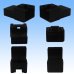Photo2: [Sumitomo Wiring Systems] 090-type HM non-waterproof 10-pole male-coupler & terminal set (black) (2)