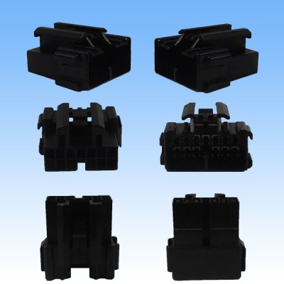 Photo2: [Sumitomo Wiring Systems] 090-type HM non-waterproof 13-pole coupler & terminal set (black)