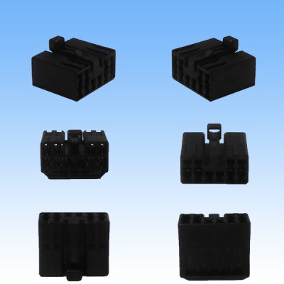 Photo2: [Sumitomo Wiring Systems] 090-type MT non-waterproof 10-pole female-coupler & terminal set (black)