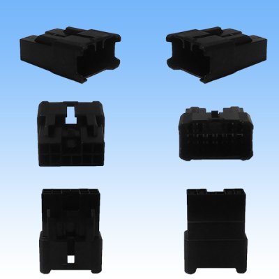 Photo2: [Sumitomo Wiring Systems] 090-type MT non-waterproof 10-pole coupler & terminal set (black)