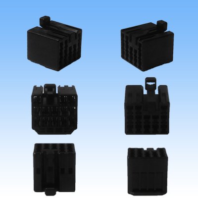 Photo2: [Sumitomo Wiring Systems] 090-type MT non-waterproof 13-pole female-coupler & terminal set (black)