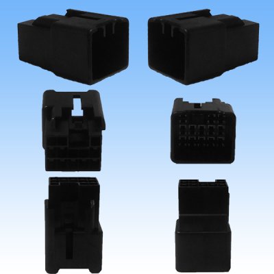 Photo2: [Sumitomo Wiring Systems] 090-type MT non-waterproof 13-pole coupler & terminal set (black)