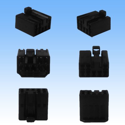 Photo3: [Sumitomo Wiring Systems] 090-type MT non-waterproof 8-pole coupler & terminal set (black)