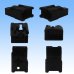 Photo2: [Sumitomo Wiring Systems] 090-type MT non-waterproof 8-pole male-coupler (black) (2)