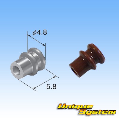 Photo4: [Sumitomo Wiring Systems] 090-type MT waterproof 2-pole female-coupler & terminal set type-1 (P5)