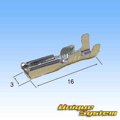 Photo3: [Maker Undisclosed] 090-type SMDC waterproof series female-coupler & terminal set 2-pole