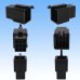Photo2: [Sumitomo Wiring Systems] 110-type MTW non-waterproof 9-pole male-coupler (black) (2)