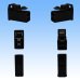 Photo2: [Sumitomo Wiring Systems] 250-type ETN non-waterproof 2-pole female-coupler & terminal set (black) (2)