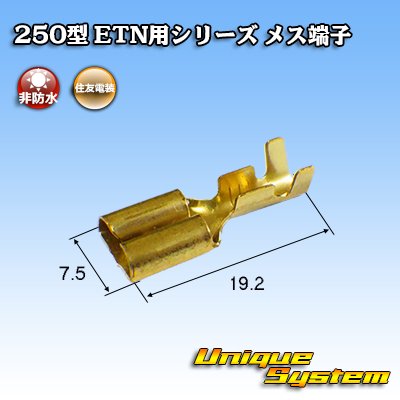 Photo3: [Sumitomo Wiring Systems] 250-type ETN series non-waterproof female-terminal