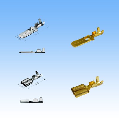 Photo4: [Sumitomo Wiring Systems] 250-type ETN non-waterproof 3-pole coupler & terminal set