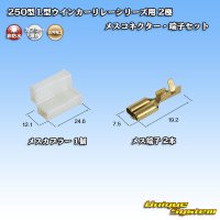 [Ryosei] (current [Furukawa Electric]) 250-type L-type turn signal relay series non-waterproof 2-pole female-connector & terminal set