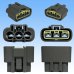 Photo5: [Furukawa Electric] 250-type QLW series waterproof 3-pole female-coupler & terminal set type-1 (black) / type-2 (gray)