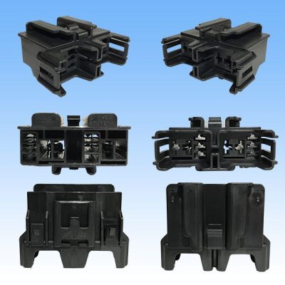 Photo2: [Furukawa Electric] 187 + 250-type non-waterproof micro ISO relay connector coupler type-4 (for double type)