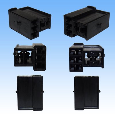 Photo2: [Furukawa Electric] 187 + 250-type non-waterproof micro ISO relay connector coupler type-2