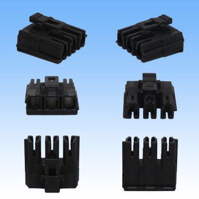 Photo2: [Sumitomo Wiring Systems] 090-type LPSCT non-waterproof female 3-pole female-coupler (black)