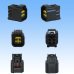 Photo3: [Furukawa Electric] 090-type RFW waterproof 4-pole coupler & terminal set (black) with retainer (3)