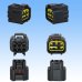 Photo3: [Furukawa Electric] 090-type RFW waterproof 6-pole coupler & terminal set (black) with retainer (3)