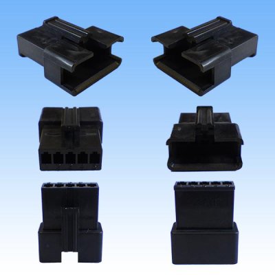 Photo2: [JST Japan Solderless Terminal] SM non-waterproof 5-pole coupler & terminal set