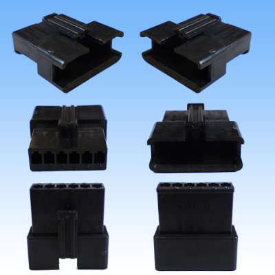 Photo2: [JST Japan Solderless Terminal] SM non-waterproof 6-pole male-coupler (receptacle housing)