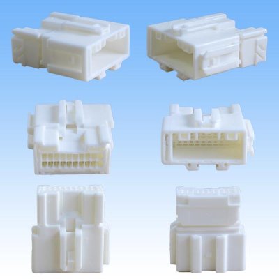 Photo2: [Sumitomo Wiring Systems] 025-type HE non-waterproof 20-pole coupler & terminal set