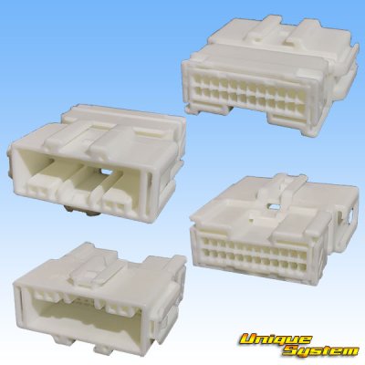 Photo2: [Sumitomo Wiring Systems] 025-type HE non-waterproof 24-pole male-coupler