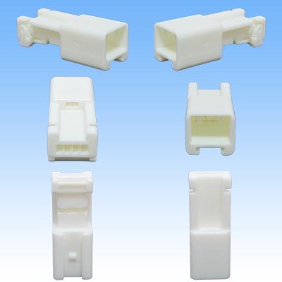 Photo2: [Sumitomo Wiring Systems] 025-type HE non-waterproof 4-pole coupler & terminal set