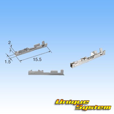 Photo3: [Sumitomo Wiring Systems] 025-type HE non-waterproof 4-pole female-coupler & terminal set