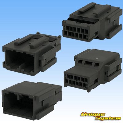 Photo2: [JAE Japan Aviation Electronics] 025-type MX34 non-waterproof 12-pole male-coupler