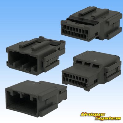 Photo2: [JAE Japan Aviation Electronics] 025-type MX34 non-waterproof 16-pole coupler & terminal set