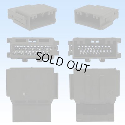 Photo3: [JAE Japan Aviation Electronics] 025-type MX34 non-waterproof 20-pole male-coupler