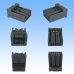 Photo3: [JAE Japan Aviation Electronics] 025-type MX34 non-waterproof 5-pole coupler & terminal set (male-side PCB) (3)