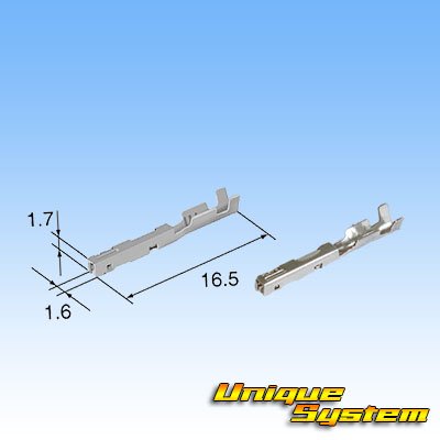 Photo3: [Sumitomo Wiring Systems] 025-type NH non-waterproof 16-pole female-coupler & terminal set