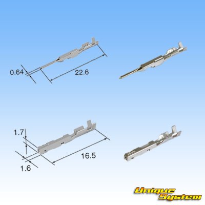 Photo4: [Sumitomo Wiring Systems] 025-type NH non-waterproof 40-pole coupler & terminal set