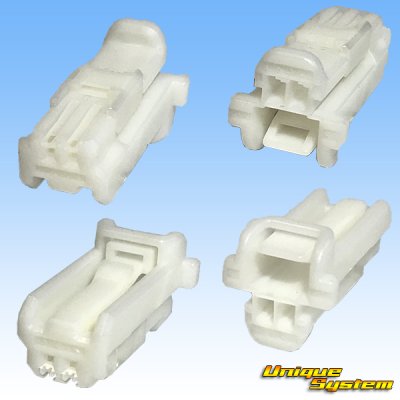 Photo2: [Sumitomo Wiring Systems] 025-type TS non-waterproof 2-pole female-coupler