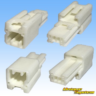 Photo2: [Sumitomo Wiring Systems] 025-type TS non-waterproof 2-pole male-coupler