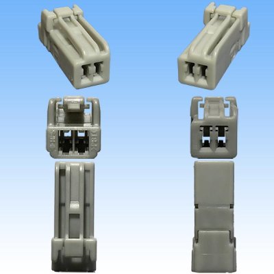 Photo3: [Sumitomo Wiring Systems] 040-type HE non-waterproof 2-pole female-coupler