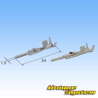 Photo3: [Sumitomo Wiring Systems] 060-type TS non-waterproof 2-pole male-coupler & terminal set