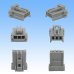 Photo3: [Sumitomo Wiring Systems] 090-type HD non-waterproof 3-pole coupler & terminal set (3)