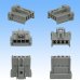 Photo3: [Sumitomo Wiring Systems] 090-type HD non-waterproof 4-pole coupler & terminal set (3)
